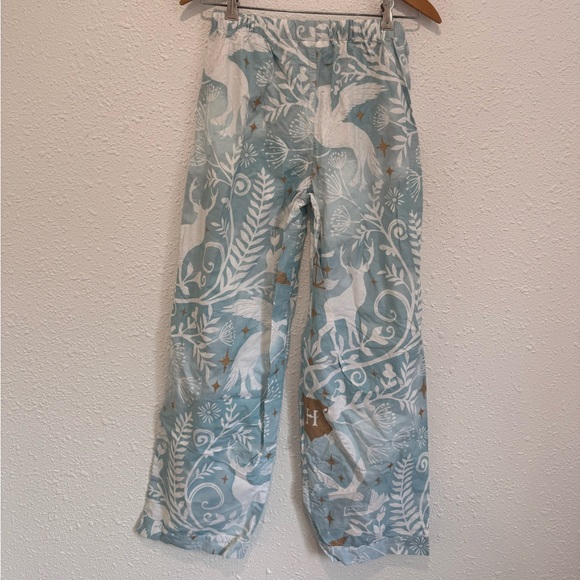 Pottery Barn Teen Harry Potter Magical blue Damask Pajama Set Size Medium - Picture 9 of 10
